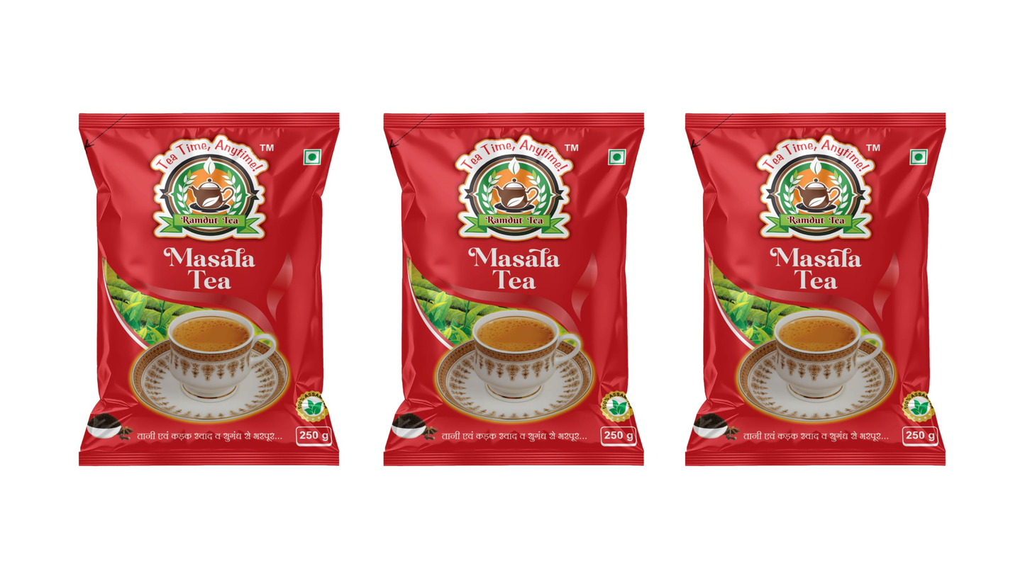 Ramdut Tea | Masala Tea | Authentic Masala Blend | Rich Chai Taste | Warm Aroma | Natural Spices | Smooth Daily Brew